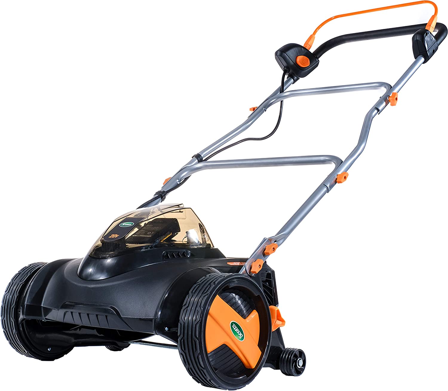 Scotts Outdoor Power Tools 2020-16S 20-Volt 16-Inch Electric Cordless Reel Lawn Mower, 2.0Ah Battery & Fast Charger Included