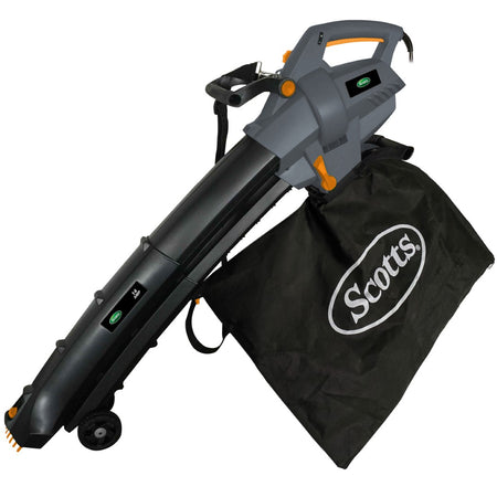 Scotts 200 MPH 14-Amp 120V Corded 3 in 1 Blower with Straight Tube