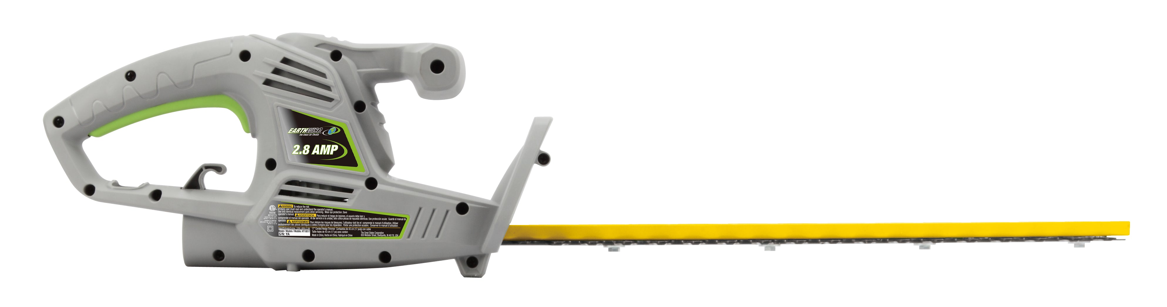 Earthwise Power Tools by ALM 17" 2.8-Amp 120V Corded Hedge Trimmer