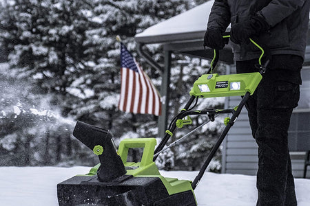EARTHWISE SN74022 CORDLESS SNOW THROWER REVIEW