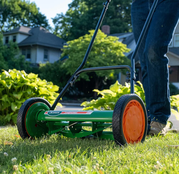 Scott's Classic Push Reel Mower: How to Use and Maintain, Easy to Use, –  American Lawn Mower Co. EST 1895