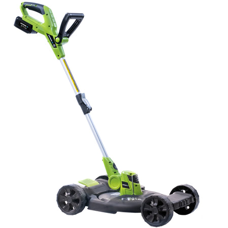 Earthwise Power Tools by ALM LSTM2012-4 20-Volt 12-Inch 2-in-1 Cordless String Trimmer/Mower; 4.0Ah Battery and Fast Charger Included