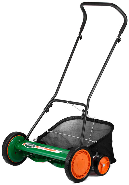 Scotts 20 Manual Reel Mower with Grass Catcher – American Lawn Mower Co.  EST 1895