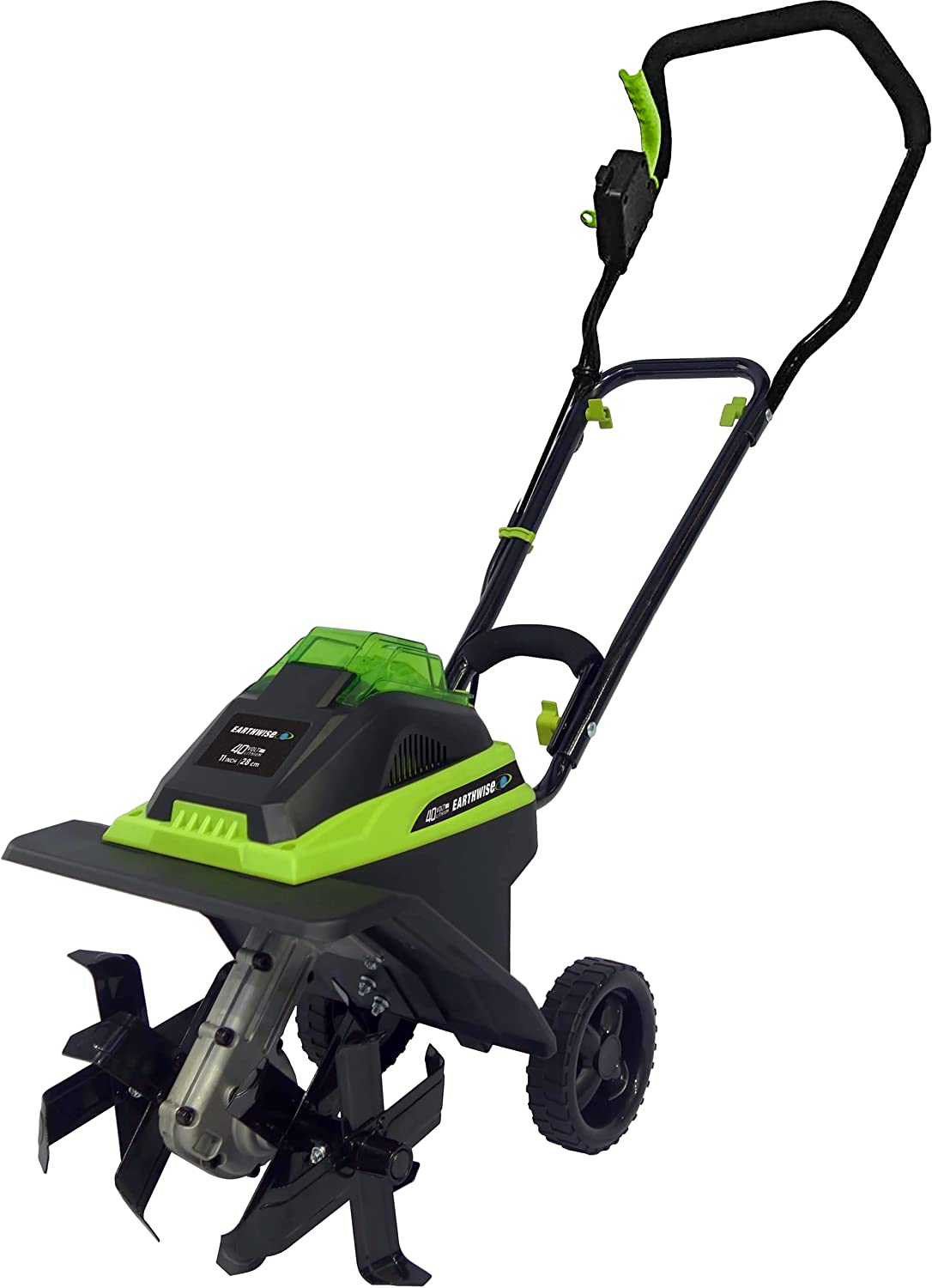 Earthwise Power Tools by ALM Power Tools By ALM TC70040EW 11-Inch 40-Volt Lithium-Ion Cordless Electric Tiller/Cultivator, 4Ah Battery & Charger Included