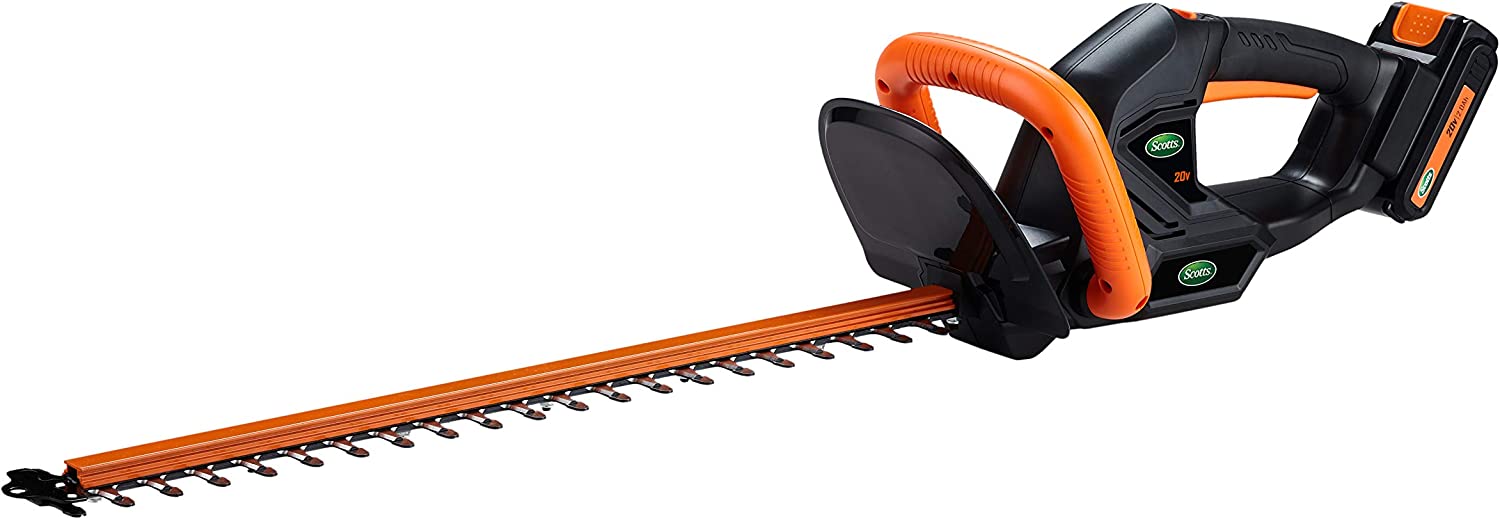 Scotts Outdoor Power Tools LHT12220S 20-Volt 22-Inch Cordless Hedge Trimmer, Black