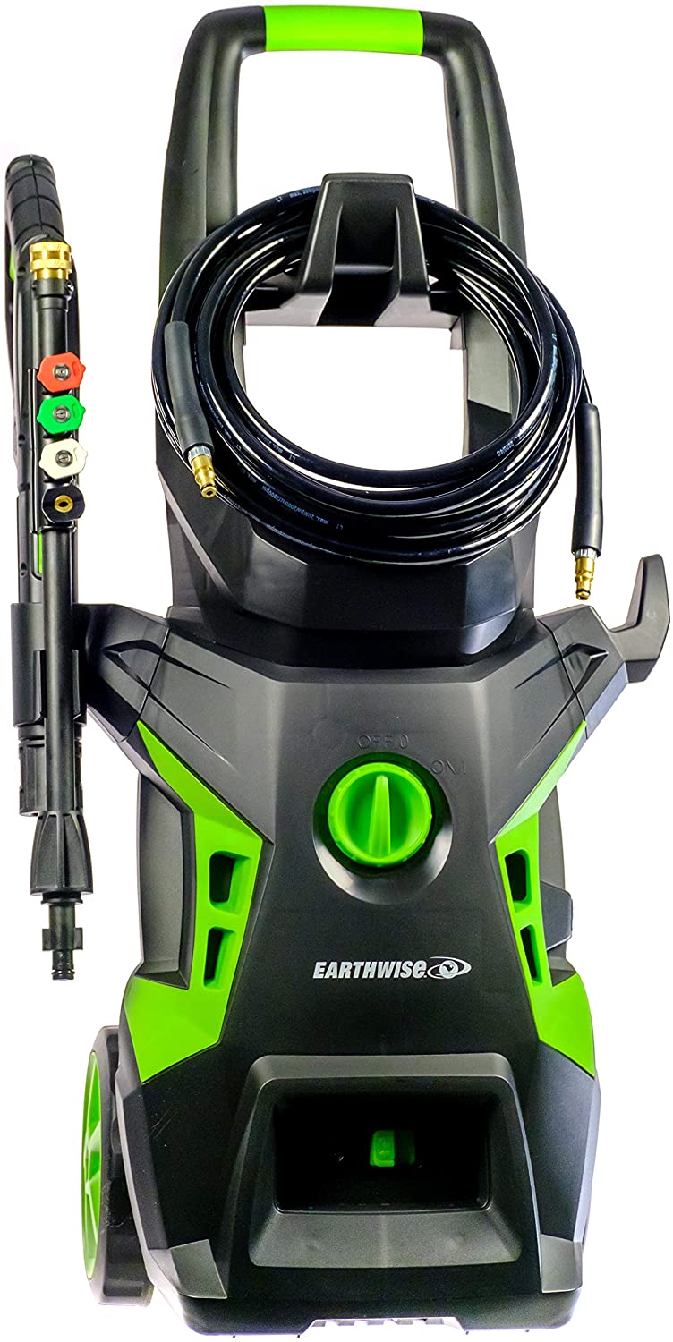 Earthwise Power Tools by ALM 2050 psi Cannister Pressure Washer Bundle - Black