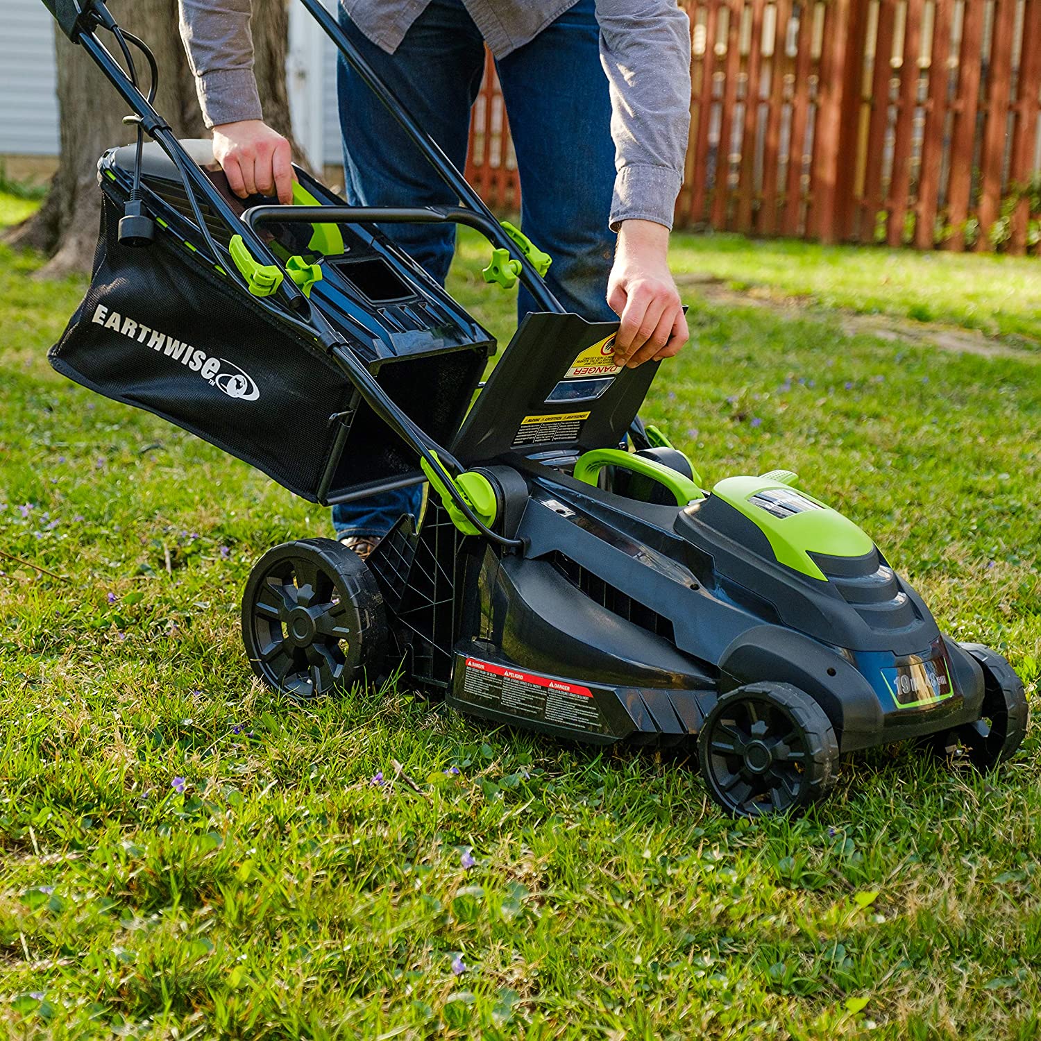 Earthwise Power Tools by ALM 19 Corded Electric Mower – American
