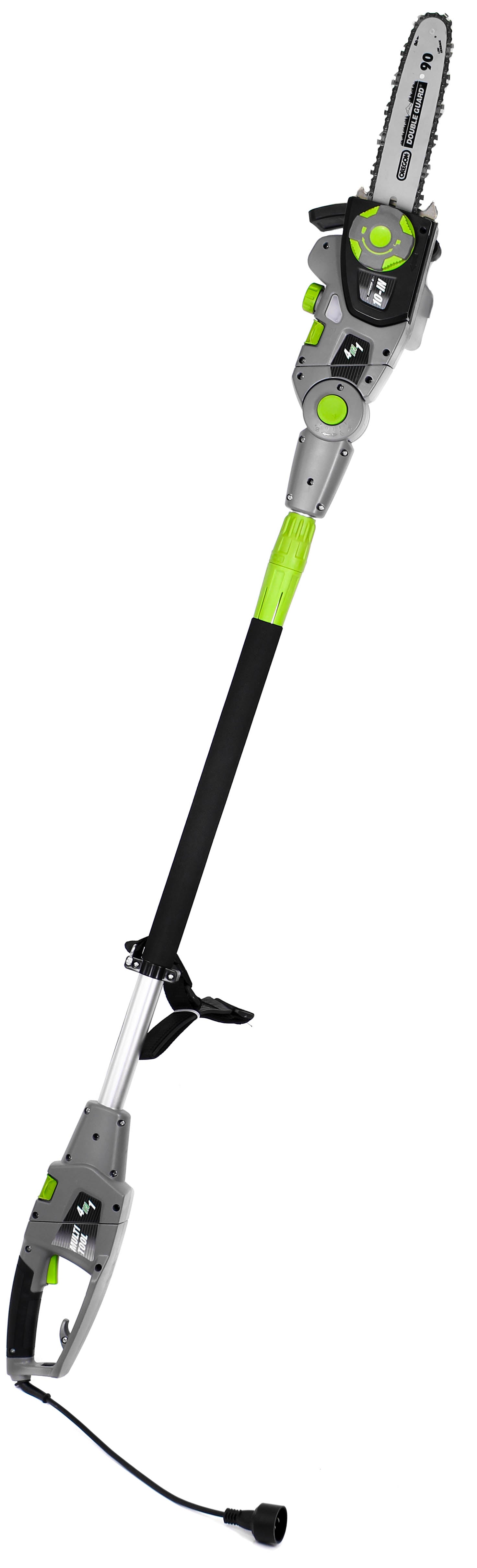 Earthwise Power Tools by ALM 120V Corded 4 in 1 Pole Saw/Hedge Trimmer